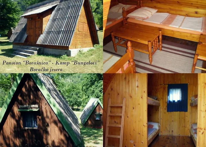 Bungalov Camp Borasnica 营地 Jezero (Konjic)